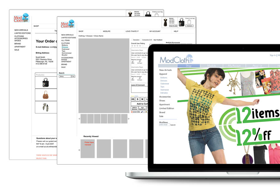 ModCloth E-commerce Website
